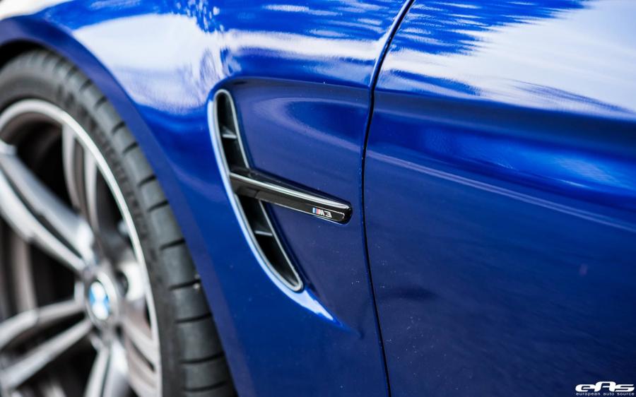 Детали экстерьера BMW M3 Sedan San Marino Blue by EAS 2016 года  (фото 7 из 8)